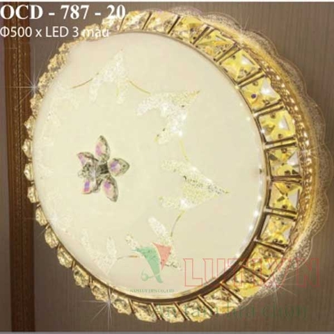 Đèn mâm ốp trần giá rẻ OCD-787-20