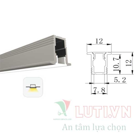 Thanh Profile chiếu sáng nội thất PFVL-1212B