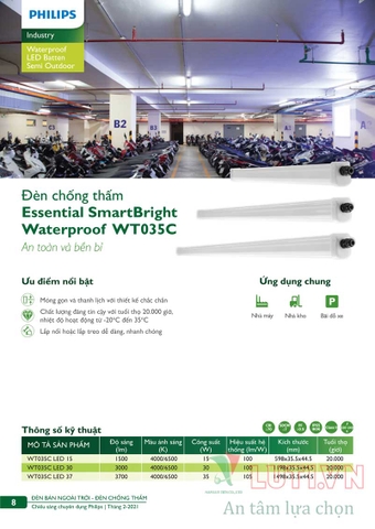 CATALOGUE BẢNG GIÁ ĐÈN CHUYÊN DỤNG PHILIPS 2021