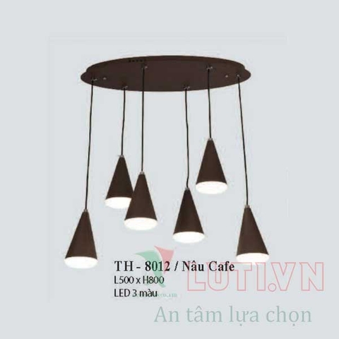 Đèn thả phòng khách thuỷ tinh TH-8087