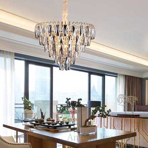 Đèn thả phòng khách tròn TH-8082