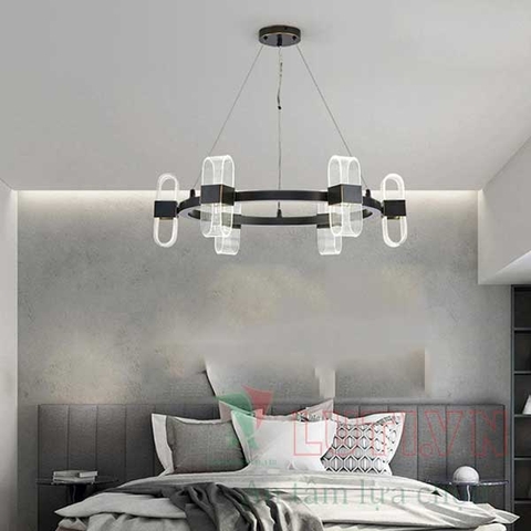 Đèn thả thông tầng pha lê 3 vòng TH-8122