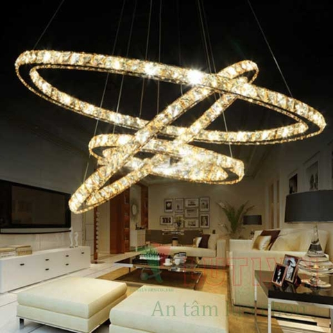Đèn phòng khách hiện đại 3 vòng TH-812A-19
