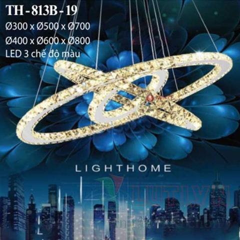 Đèn phòng khách hiện đại 3 vòng TH-813B-19