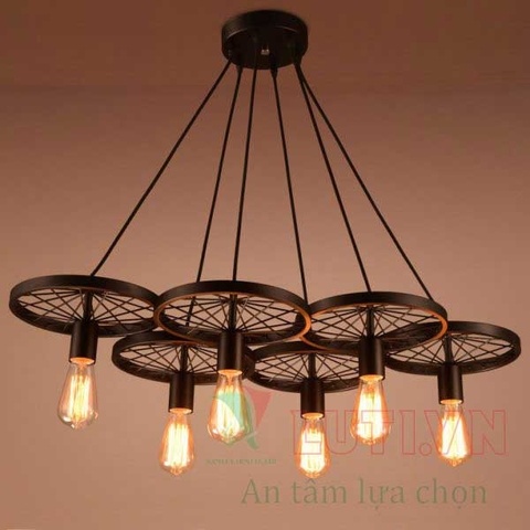 Đèn thả trần khung sắt THCN-110-18