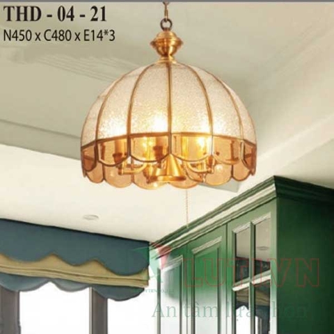 Đèn thả đồng THD-04-21