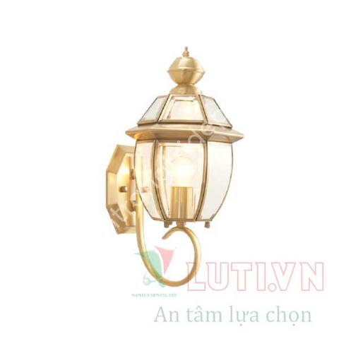 Đèn tường đồng cổ điển ngoài trời VD-694-20