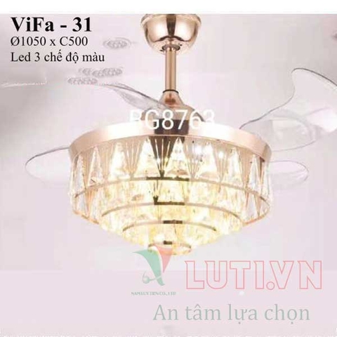 Quạt trần trang trí phòng khách VIFA-31