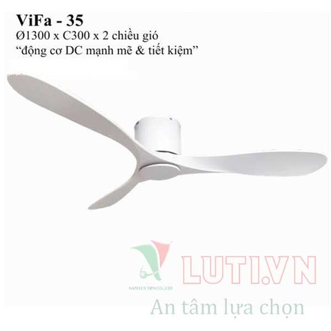 Quạt trần cánh gỗ VIFA-35