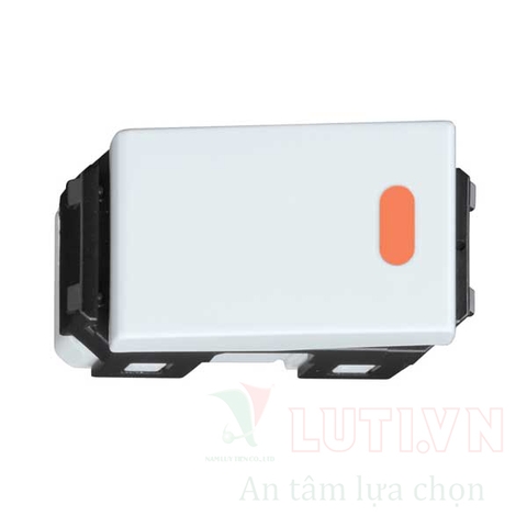 Công tắc 1 chiều có đèn báo khi off màu trắng WEG5151