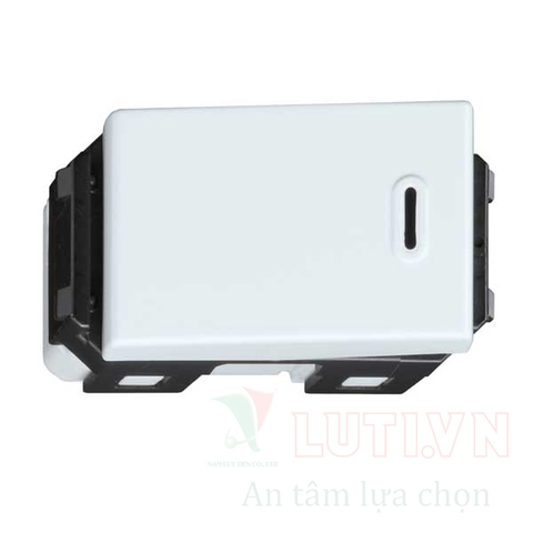 Công tắc 1 chiều màu trắng WEV5001SW