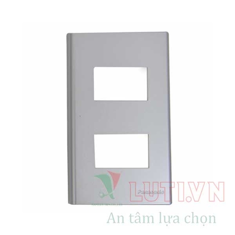 Mặt dùng cho 2 thiết bị xám ánh kim WEV68020MH