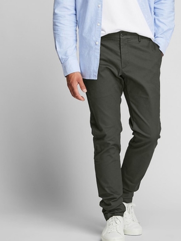 Quần Kaki Dáng Slim Fit Chino Flat Front Pants OLIVE - SIZE 28-29-30-31-32-33-34