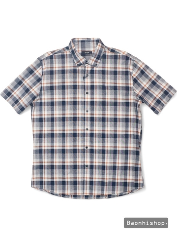 Áo Sơ Mi Nam SAP Plaid Short Sleeve Shirt - SIZE 115-XL