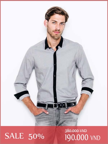 Áo Sơ Mi Tay Dài Jules Slim Fit Shirt - SIZE S-M