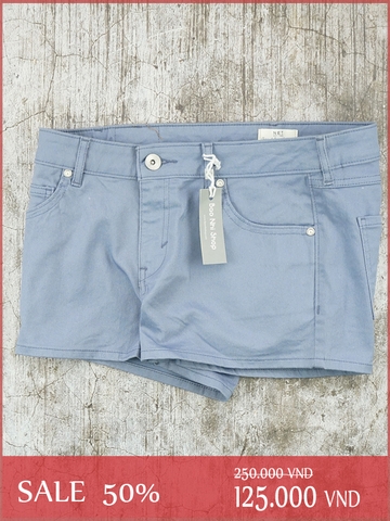 Quần Short Nữ NET Plain Slim Denim Shorts - SIZE 34-36