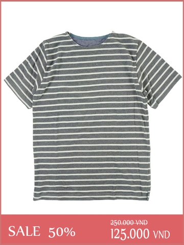 Áo Thun Navy Striped Boat Neck Tee - SIZE S-M