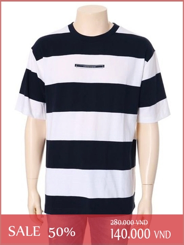 Áo Thun Nam TBJ Uni Single Stripe T-shirt - SIZE XS-M-L - 90-95-100