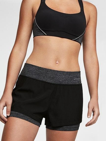 Quần Tập Gym Nữ Oysho Fitness Technical Double Layer Shorts