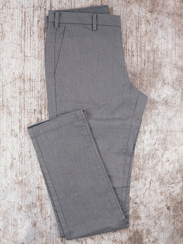 Quần Kaki Dáng Slim Fit Chino Flat Front Pants Dark GREY - SIZE 28-29-30-31-32-34
