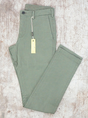 Quần Kaki Dáng Slim Fit Chino Flat Front Pants OLIVE - SIZE 30-34