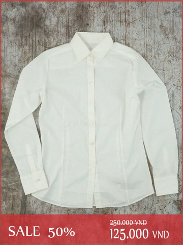 Áo Sơ Mi Nữ Supper Slim Basic Shirt- SIZE M