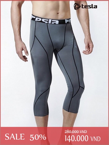 Quần Bó Cơ Combat Legging Nam TSLA Tesla Cool Dry Compression Capris - SIZE L-XL