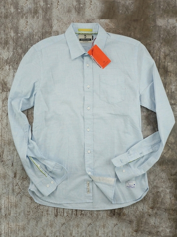 Áo Sơ Mi Nam SCOTCH & SODA FRESH BLUE MELANGE SHIRT - Size L