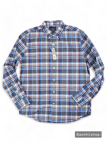 Áo Sơ Mi Nam AE Plaid Slim Fit Shirt - Size L/XL