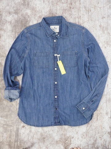 Áo Sơ Mi Nữ Who Are You Denim Western Shirt - SIZE S/L