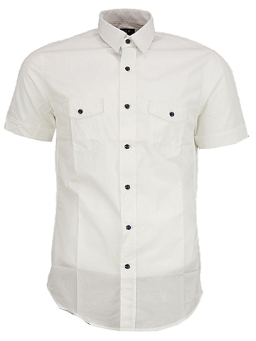 Áo Sơ Mi Tay Ngắn H&M Slim Fit Shirt - SIZE M