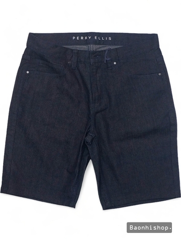 Quần Short Nam Perry Ellis Slim Stretch Indigo Shorts - SIZE 32-34