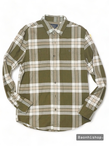 Áo Sơ Mi Nam AE Plaid Long Sleeve Shirt - SIZE S-M-L