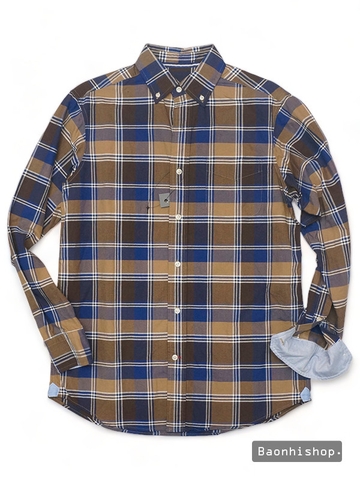 Áo Sơ Mi Nam Anncliff Plaid Oxford Long Sleeve Shirt - SIZE M