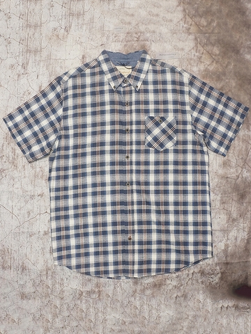 Áo Sơ Mi Nam Weatherproof Vintage Plaid Short Sleeve Shirt - SIZE L-XL