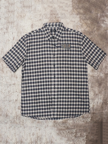 Áo Sơ Mi Nam SAP Plaid Short Sleeve Shirt - SIZE 115-XL