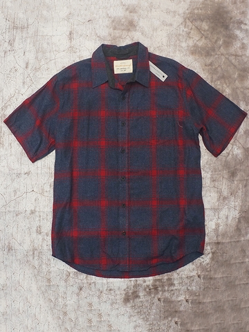 Áo Sơ Mi Nam Weatherproof Vintage Plaid Short Sleeve Shirt - SIZE L-XL