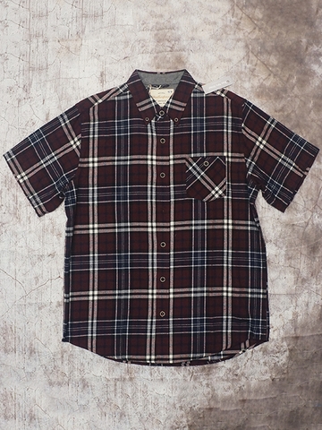 Áo Sơ Mi Nam Weatherproof Vintage Plaid Short Sleeve Shirt - SIZE L-XL