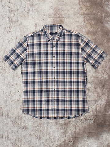 Áo Sơ Mi Nam SAP Plaid Short Sleeve Shirt - SIZE 115-XL