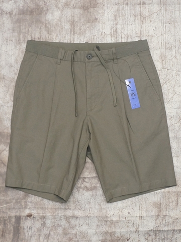Quần Short Nam EZY Pleat Chino Shorts OLIVE - SIZE XS