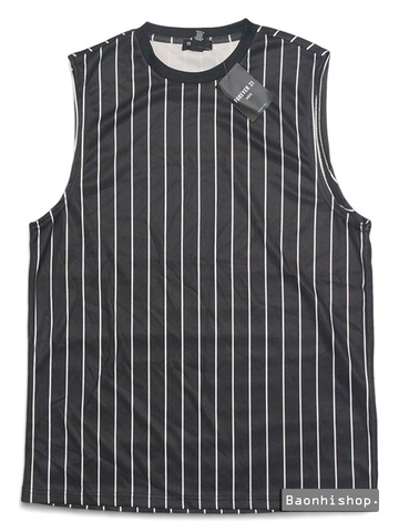 Áo Thun Ba Lỗ Nam Forever21 MEN Striped Printed Tank Top - SIZE S-L