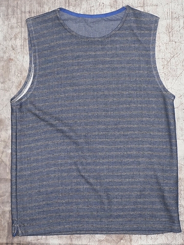 Áo Thun Ba Lỗ Nam Navy Striped Essentials Tanktop - SIZE S-M