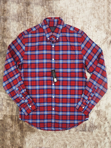 Áo Sơ Mi Nam AE Plaid Long Sleeve Shirt - SIZE M-L