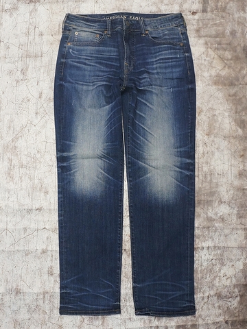 Quần Jeans Nam AE Washed Straight Fit Jeans - SIZE 34