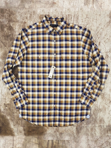 Áo Sơ Mi Nam Anncliff Plaid Long Sleeve Shirt - SIZE L