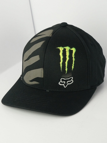 NÓN Lưỡi Trai BÍT ĐUÔI FOX RACING MONSTER ENERGY ZEBRA