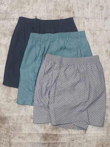 Quần Shorts Eco-LINEN Lounge (3 PACK) Shorts - SIZE M-L