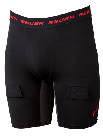 Quần Bó Cơ Combat Legging Nam Bauer Essential Compression Jock Short - SIZE S