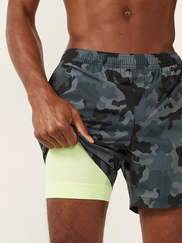 Quần Tập Gym Nam Chubbies The Camo Glows 2 IN 1 5.5 INCH Shorts - SIZE S