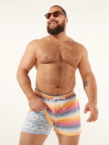 Quần Tập Gym Nam Chubbies The Malibu Sunsets 2 IN 1 4 INCH Shorts - SIZE M